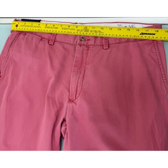 Polo Ralph Lauren Chino Pants Men 38X32 Classic Fit Salmon Flat Front Preppy NWT - Picture 8 of 12